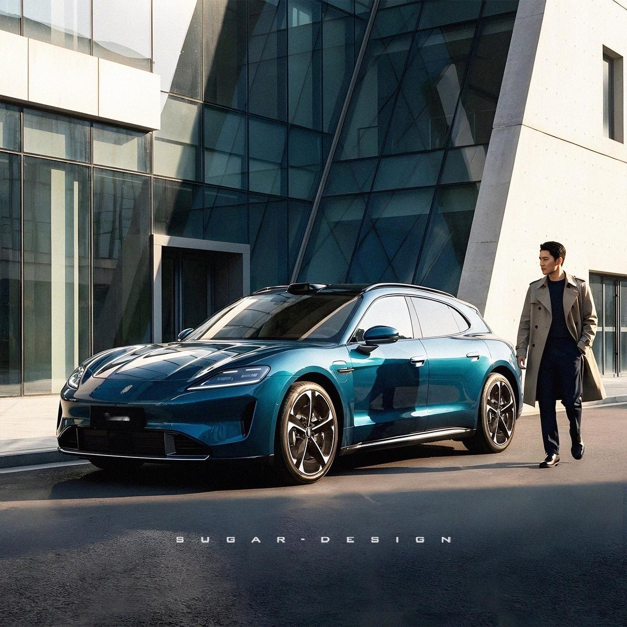 最美猎装驾到！尚界Z7猎装车新车预览！尚界！上街！尚界Z7Turismo新车预