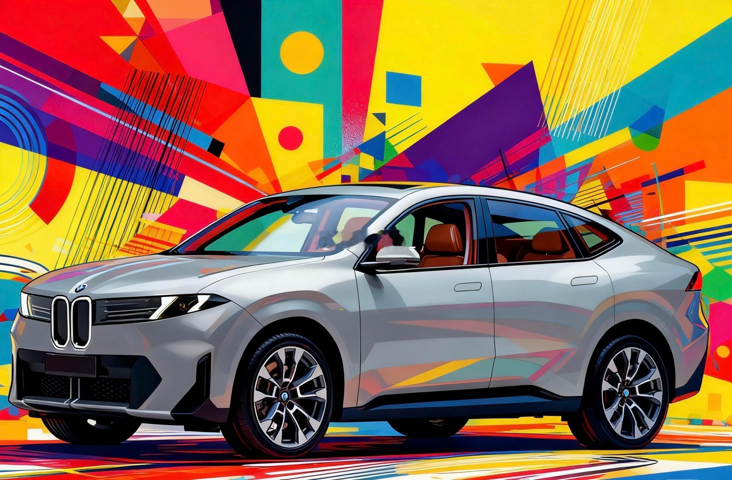 宝马首款纯电轿跑SUViX4刚刚曝光路试谍照，上市时间：预计将会在2026年年