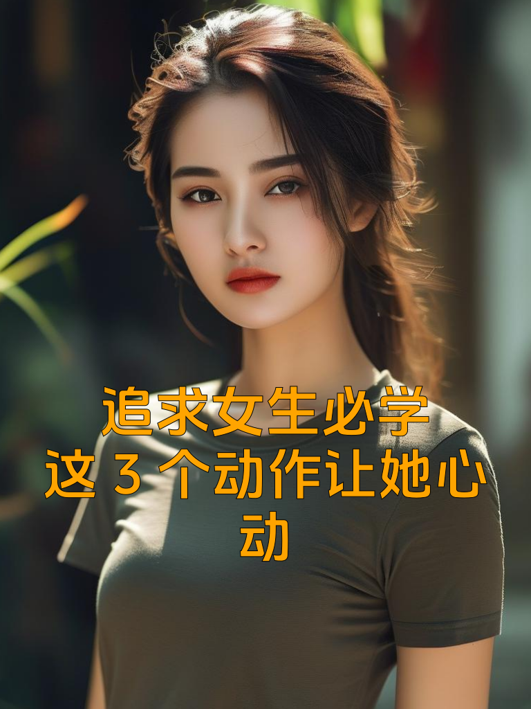 追求女生必学：这3个动作让她心动