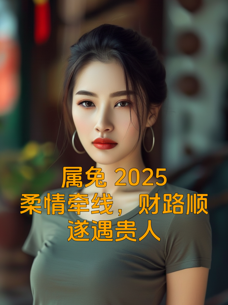 属兔2025：柔情牵线，财路顺遂遇贵人