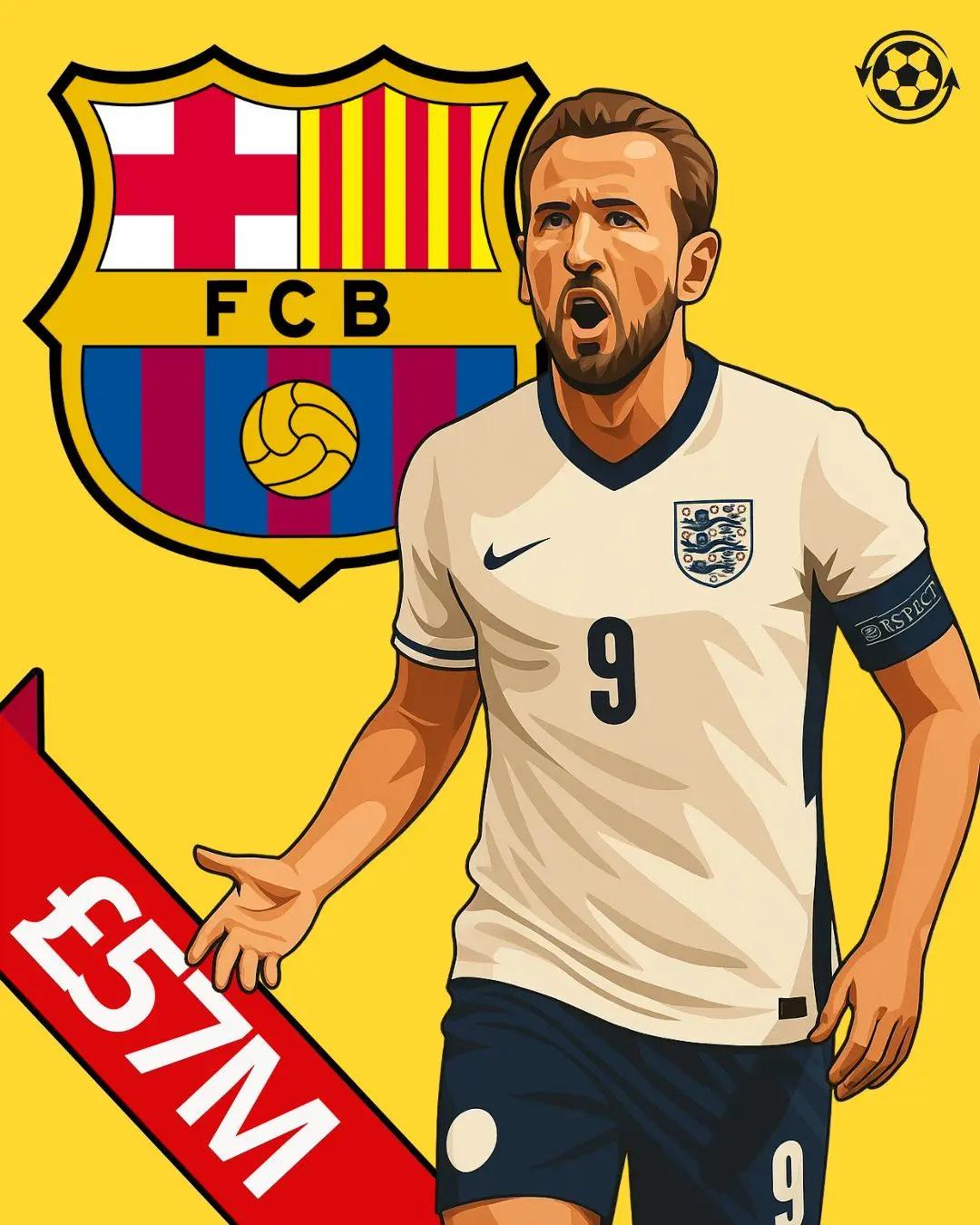 欧洲转会新闻发布会！★虚实难辨！传闻巴萨已将拜仁中锋凯恩，作为莱万的头号替代