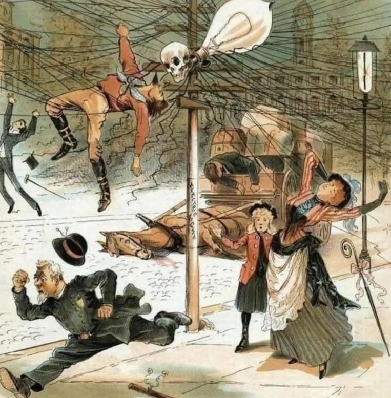 1907年的反电宣传，无知的表现
