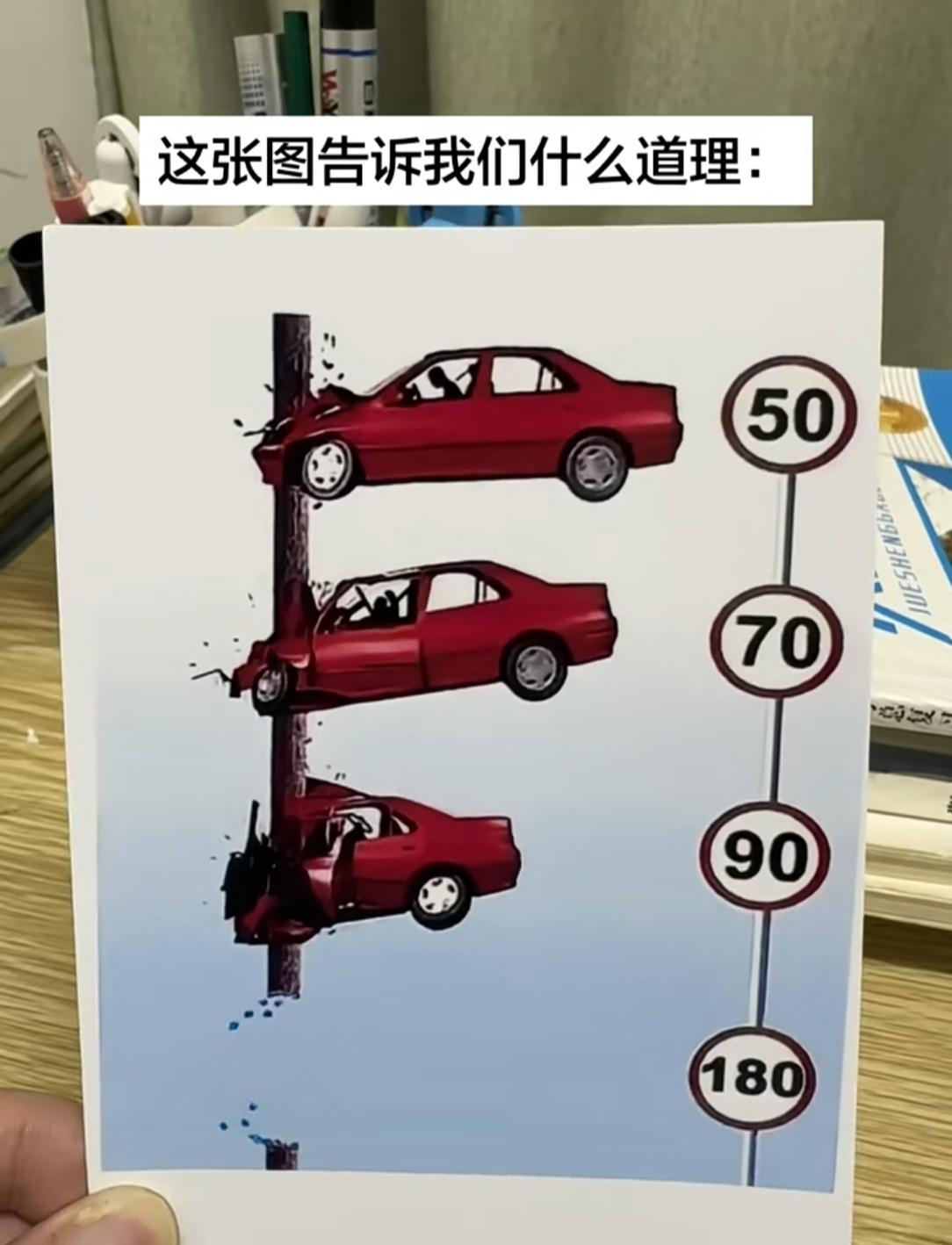 这张图告诉了我们什么道理？要想百年驾驶安全，必须明白这个道理！