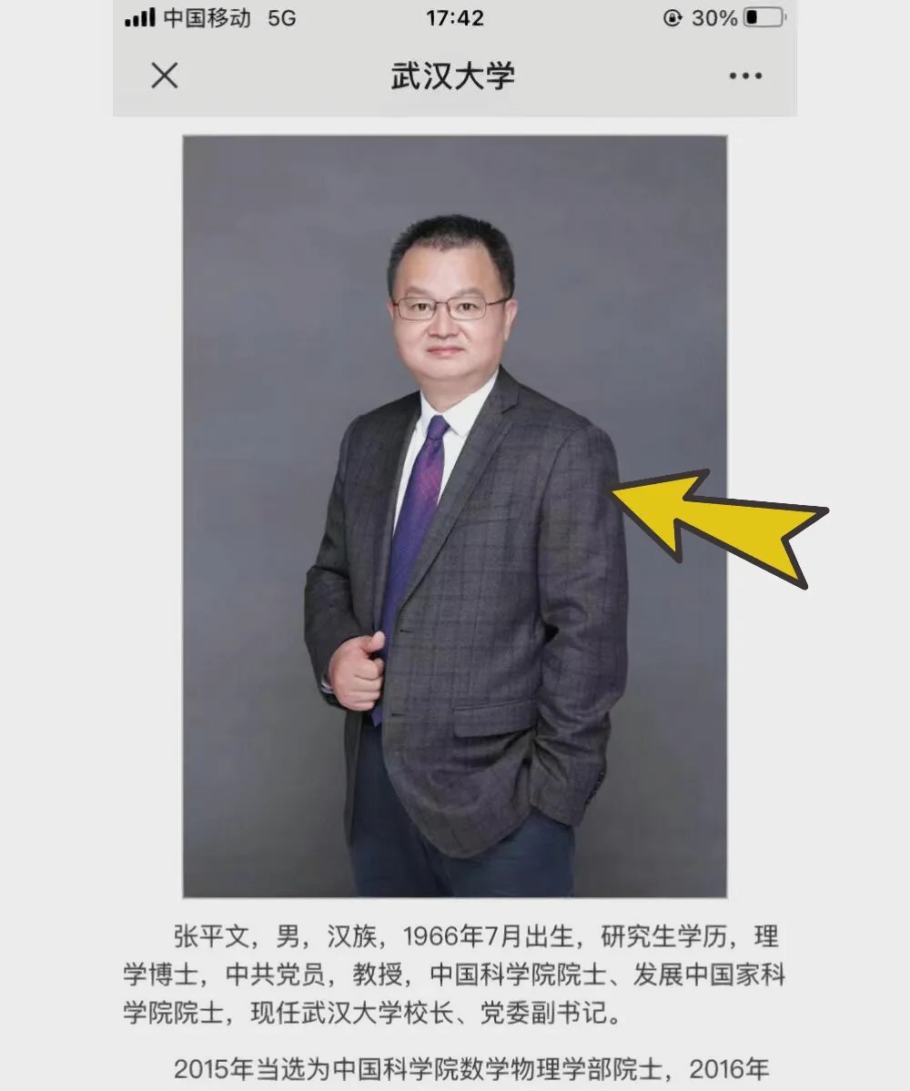万万没想到武汉大学之所以敢这样操作原来校长竟然是张文平从草根一路拼到