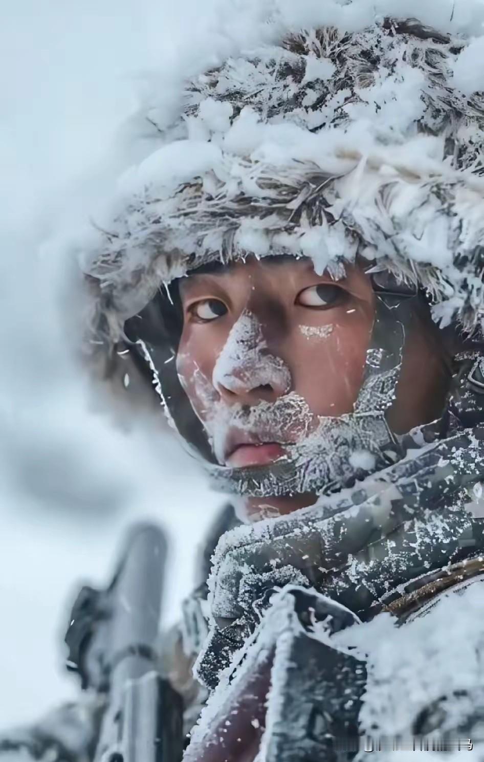 泪目，致敬最可爱的人！今天看到了这样一个视频，内容是关于我们的西北某边陲哨