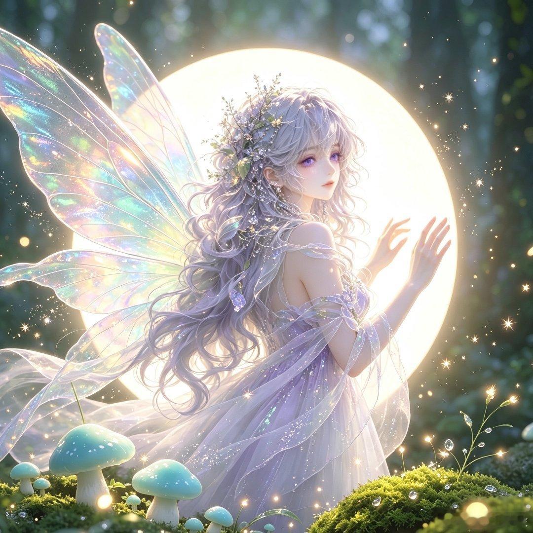 幽林秘境精灵情侣唯美头像