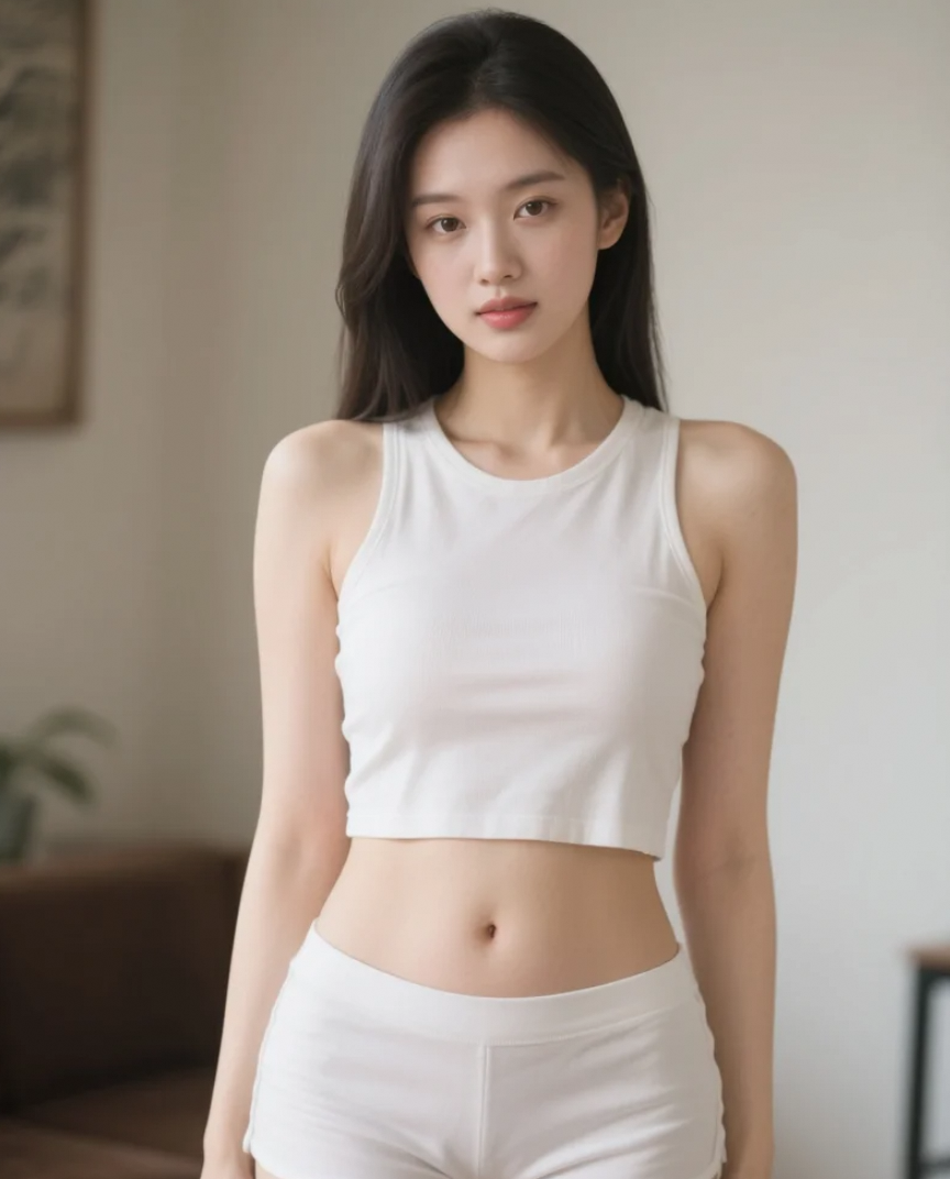 清透肌肤超吸睛！亚洲美女特写镜头下的纯净美