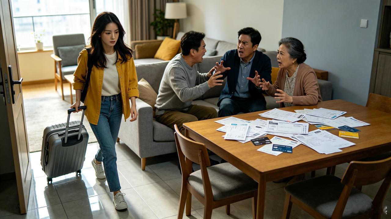 公婆带着550万债务来我家养老，我二话不说，坚决离婚离去。没想到我刚走，原本联手