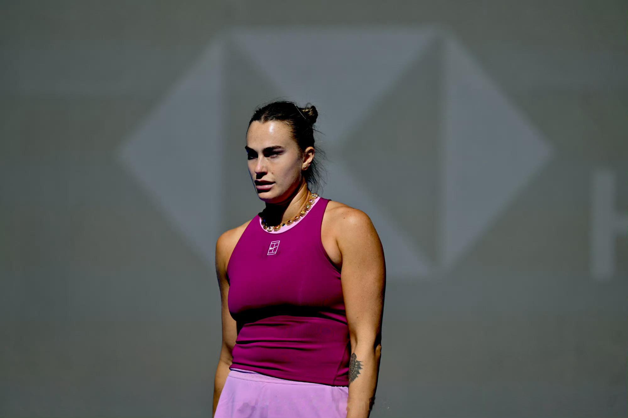 中网2026WTA1000中网女单第三轮，2号种子萨巴伦卡4-6/3-6不敌2