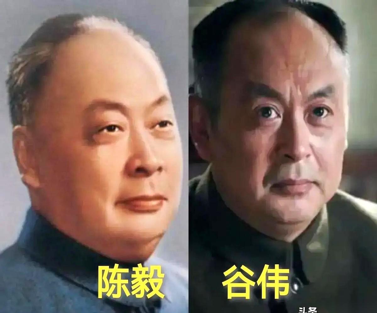 演陈毅的特型演员，前有谷伟，后有刘锡田，个个都追求一个“像”字，身板笔挺，气宇轩