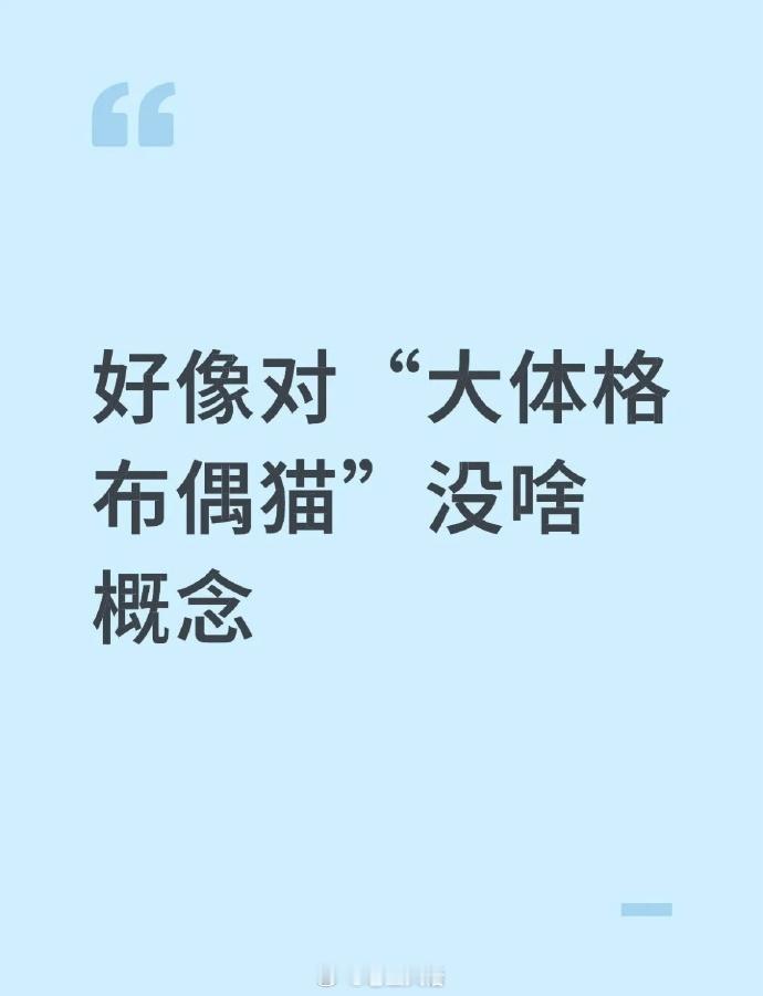 对“大体格布偶”没啥概念？这下有了！