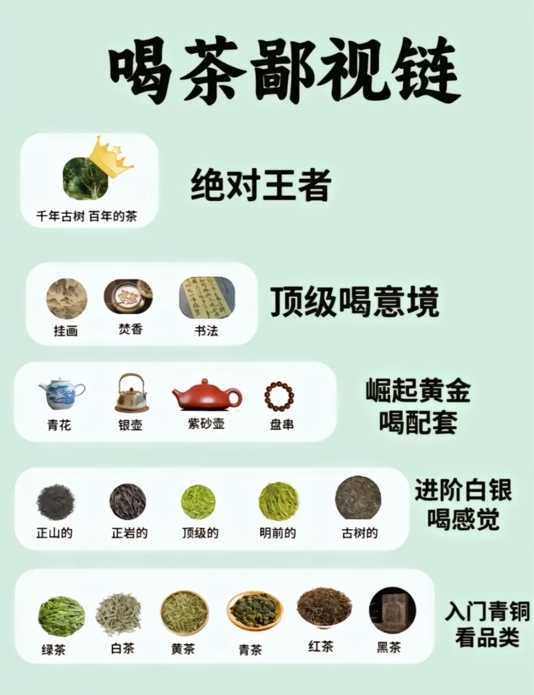 喝茶鄙视链，喝茶的你，属于哪一梯队？