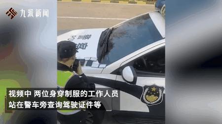 江西宜春，一名货车司机在高速服务区停车准备睡觉，却被执勤交警叫醒核查，随后因疲劳