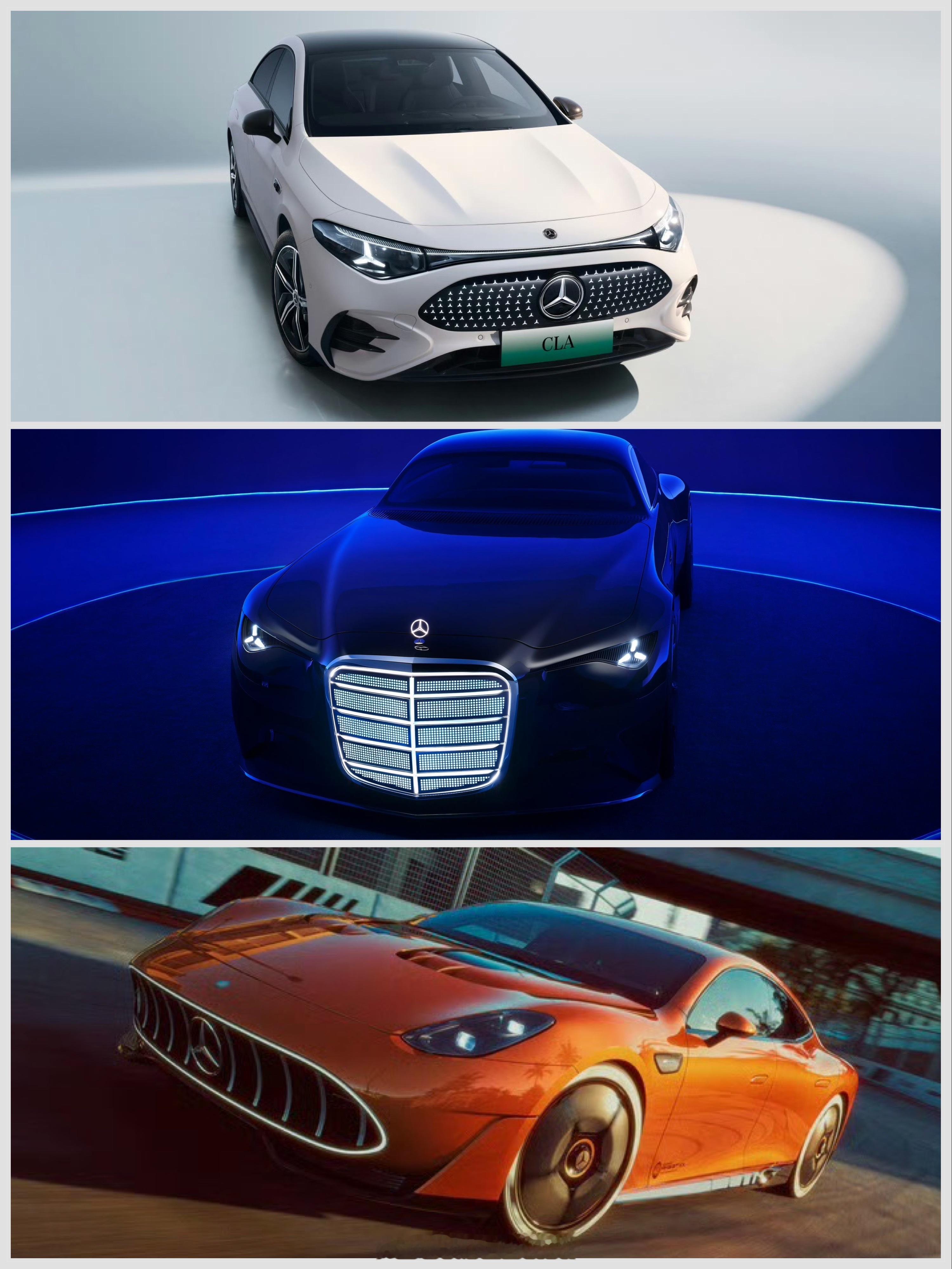 这三台车基本可以代表奔驰未来10年的设计趋势……感觉奔驰没救了你觉得呢？