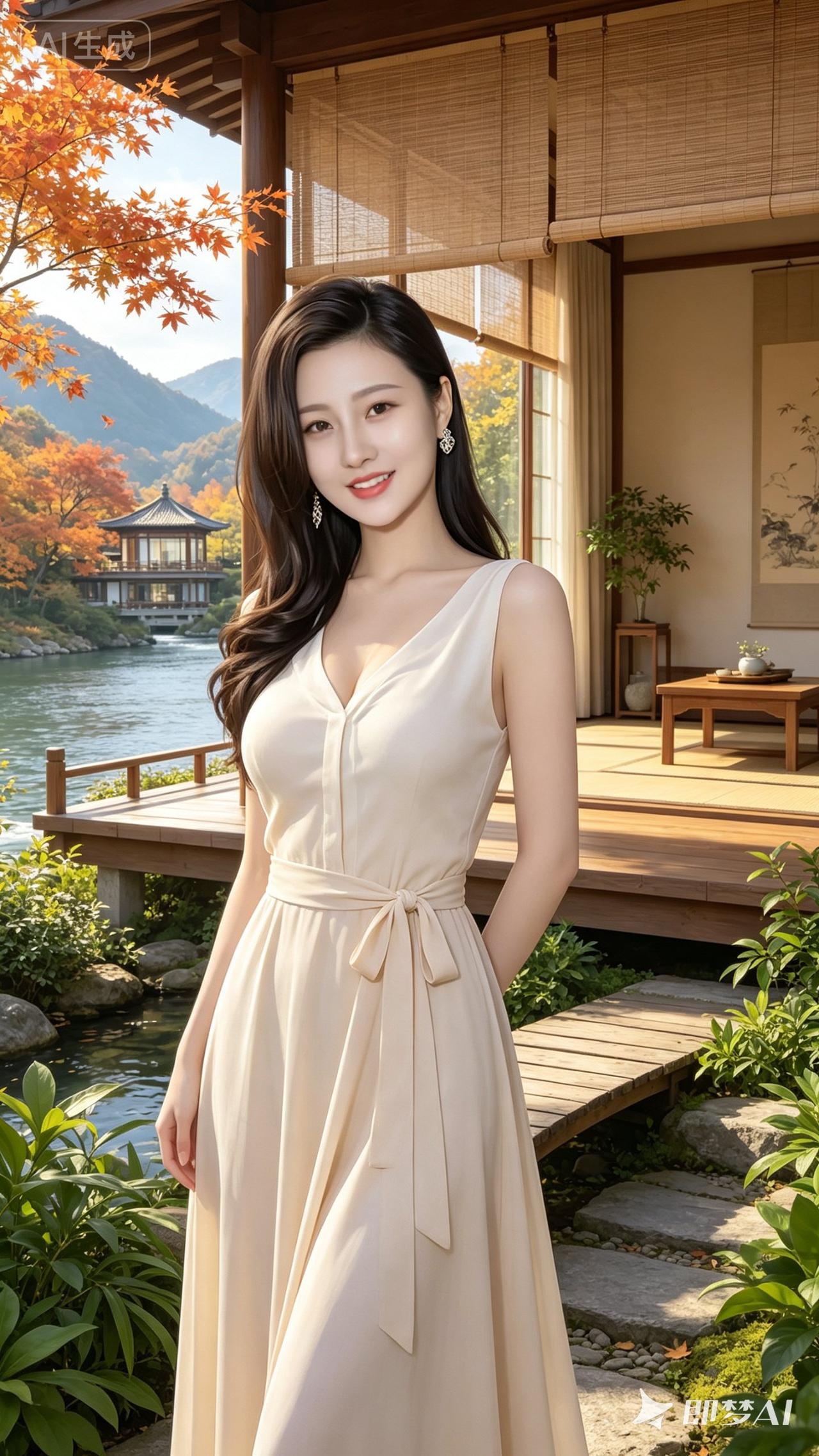 秋日暖阳下的优雅穿搭，感受自然与时尚的完美融合。