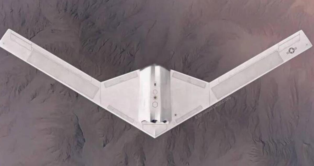 【美军最神秘无人机现身】由美国军工巨头诺格公司所研发的美军最神秘隐身无人机（