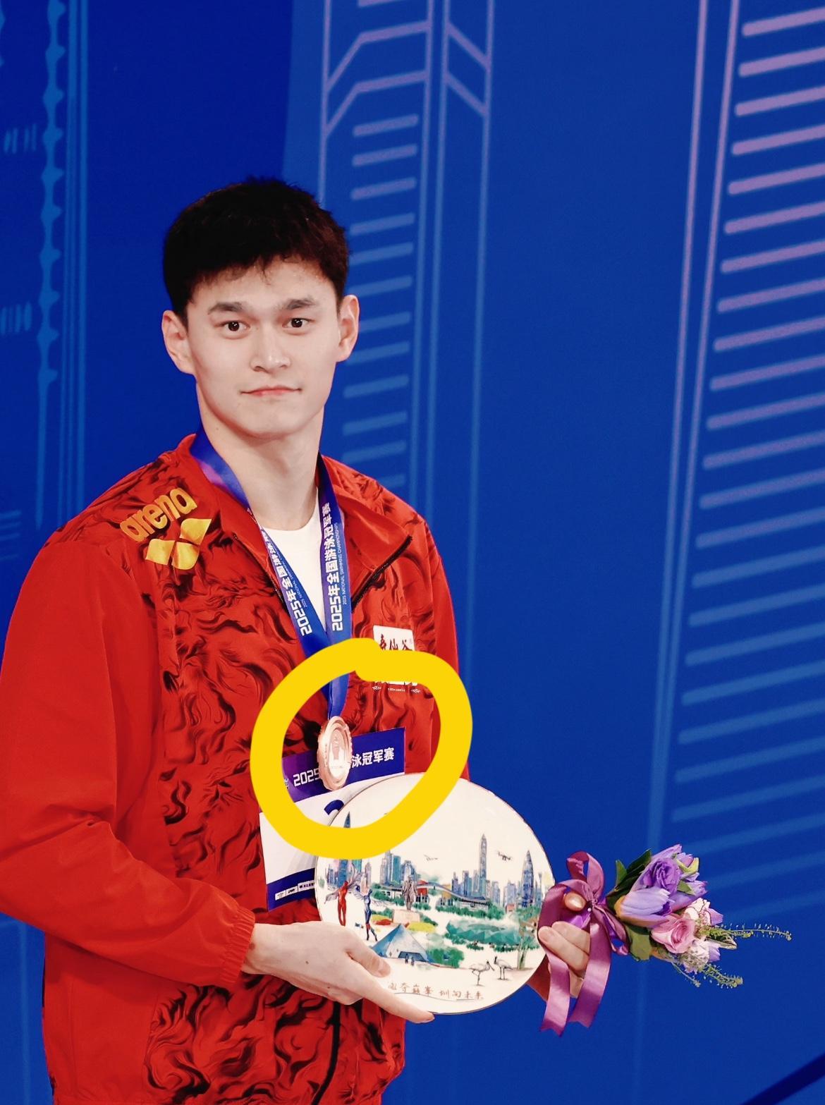 孙杨全国冠军赛拿了第三名说实话，我的心情糟透了！我是为了看潘展乐才关注的比赛