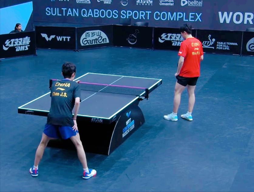 恭喜温瑞博！3:0战胜了陈俊松。小温有冠军相了。西亚三站，温瑞博打的太好了