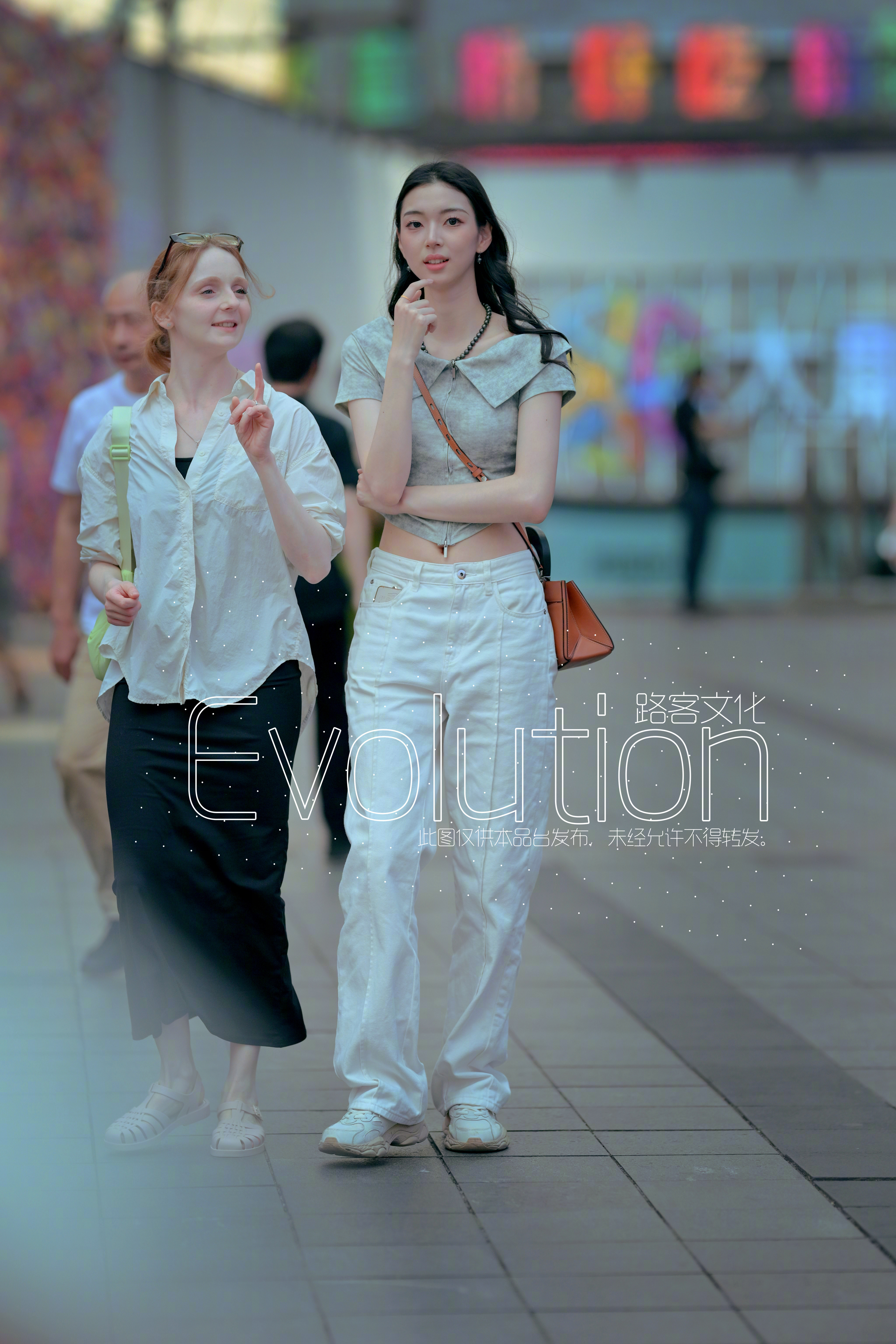 小姐姐感觉快一米九了​​​
