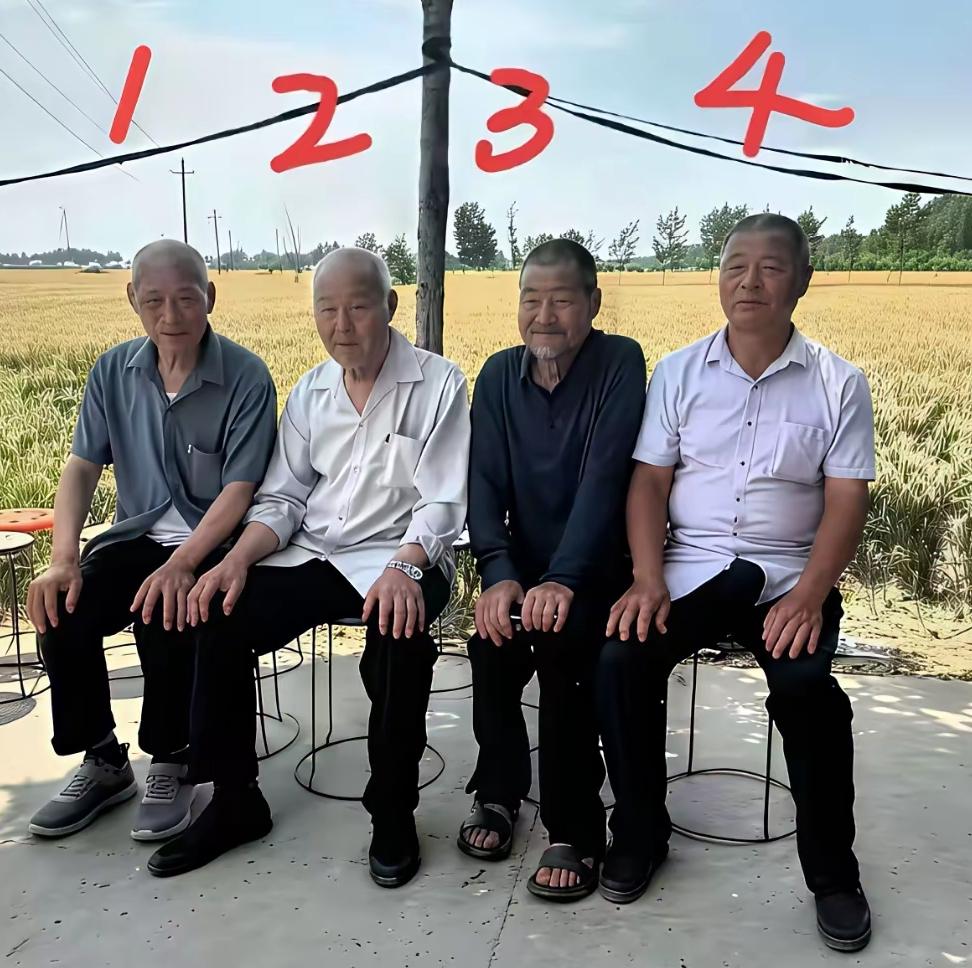 4位退体人员当中有一位是处级干部，有一位是科级干部，有一位是教师，有一位是农民。