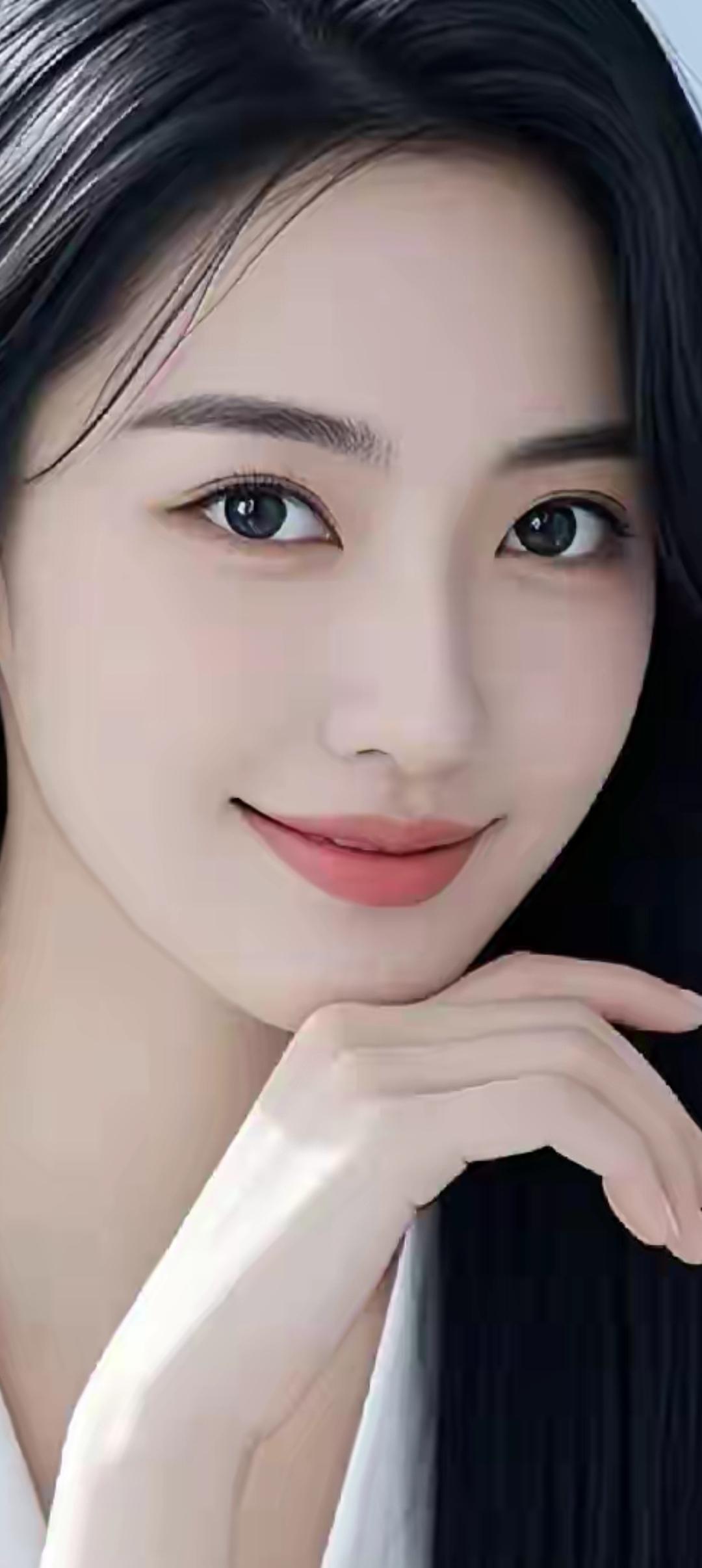 温柔甜美的微笑，让人心动的瞬间