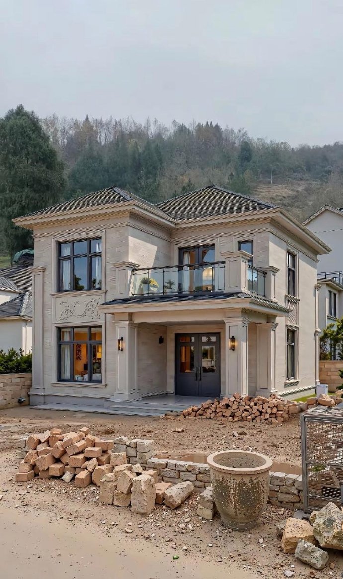 农村的别墅已经进化成这样了，那你还愿意回农村住吗