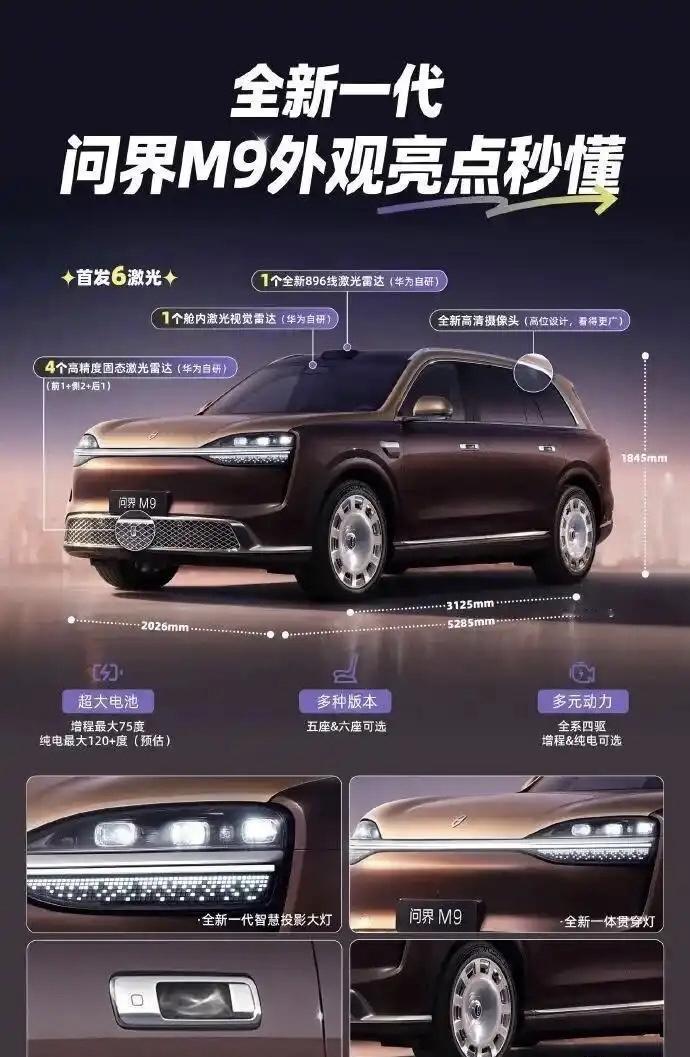 6激光雷达方案，从192线激光雷达，再到4激光雷达＋5个4D毫米波雷达，再到