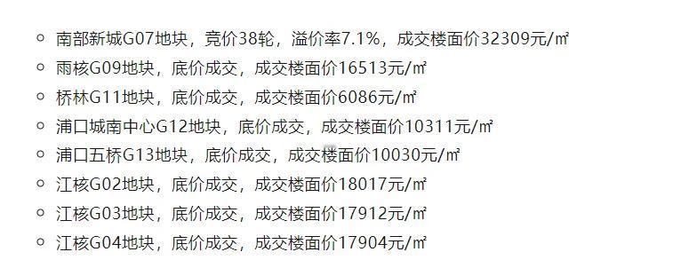 南京土拍应该是最没有水分的土拍了吧，今天的土拍毫无意外又是底价成交除南部新城之外