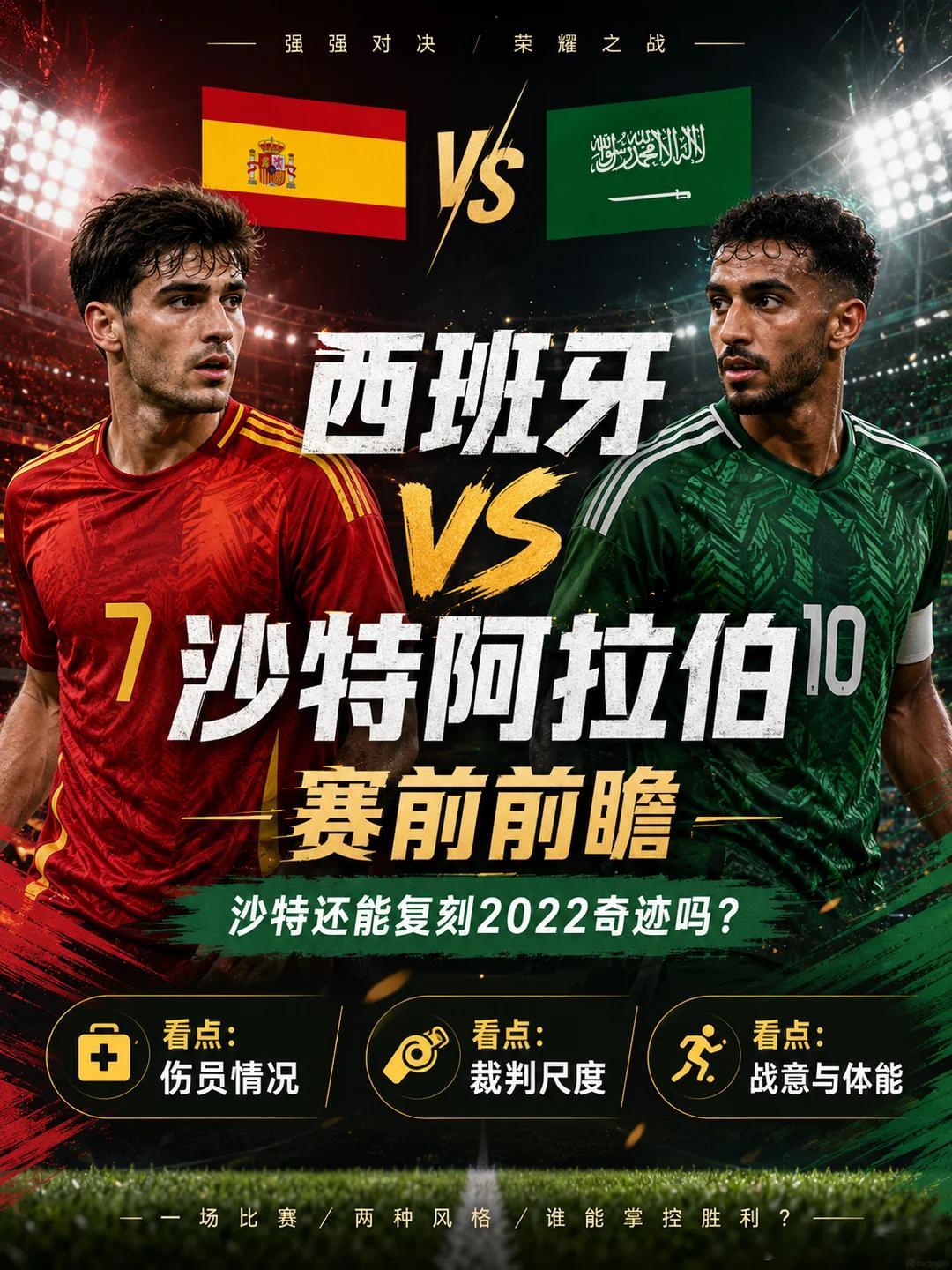 第一场开门红，跟我来！037世界杯西班牙vs沙特开球：西班牙🇪🇸走位：角球