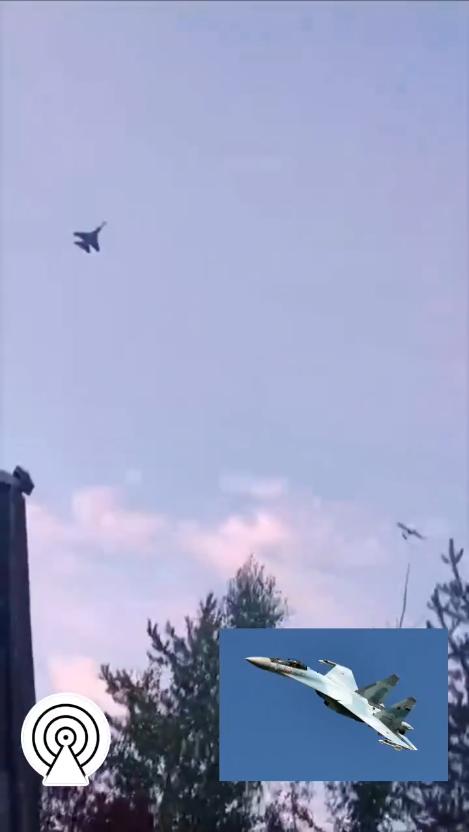 昨天，一架俄罗斯苏-35S（Su-35S）多用途战斗机被发现试图在俄罗斯列宁格勒
