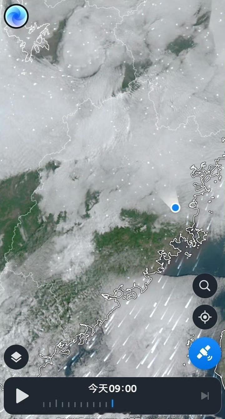 【1月底福州被雨水承包了】今天起暖空气加强北上，暖空气携带的暖湿水汽在冷空