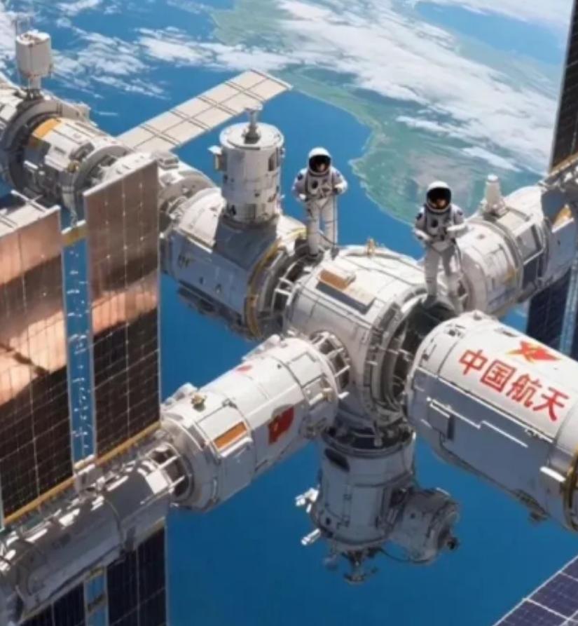 美国这次要急了!不是因为火箭没升空，而是中国空间站里竟没有一个英文，全是中文!