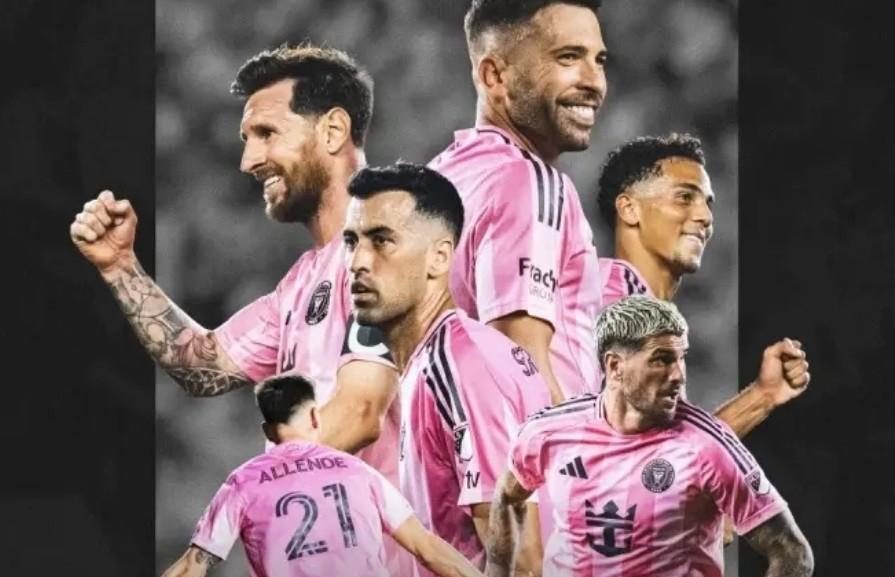 #创作训练营开营啦#迈阿密国际全队强化训练，为季后赛第二轮客场挑战辛辛那提做准备