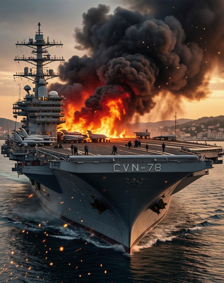 有点狼狈：“福特”号航母从中东撤了，停到克罗地亚休整据新华社萨格勒布3月28