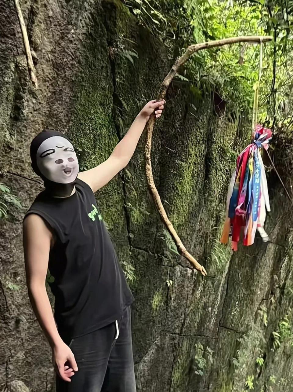 宜昌网红树藤被蒙面人砍断！网友吵翻，真相藏着一个更扎心的问题湖北宜昌那根能