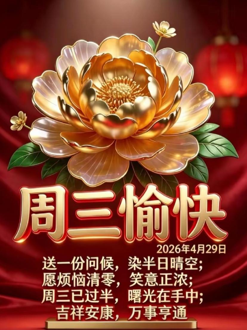 🌺☘️2026./4.29.周三早安心语🌺🌱🌻暮春渐深，清风绕肩，繁