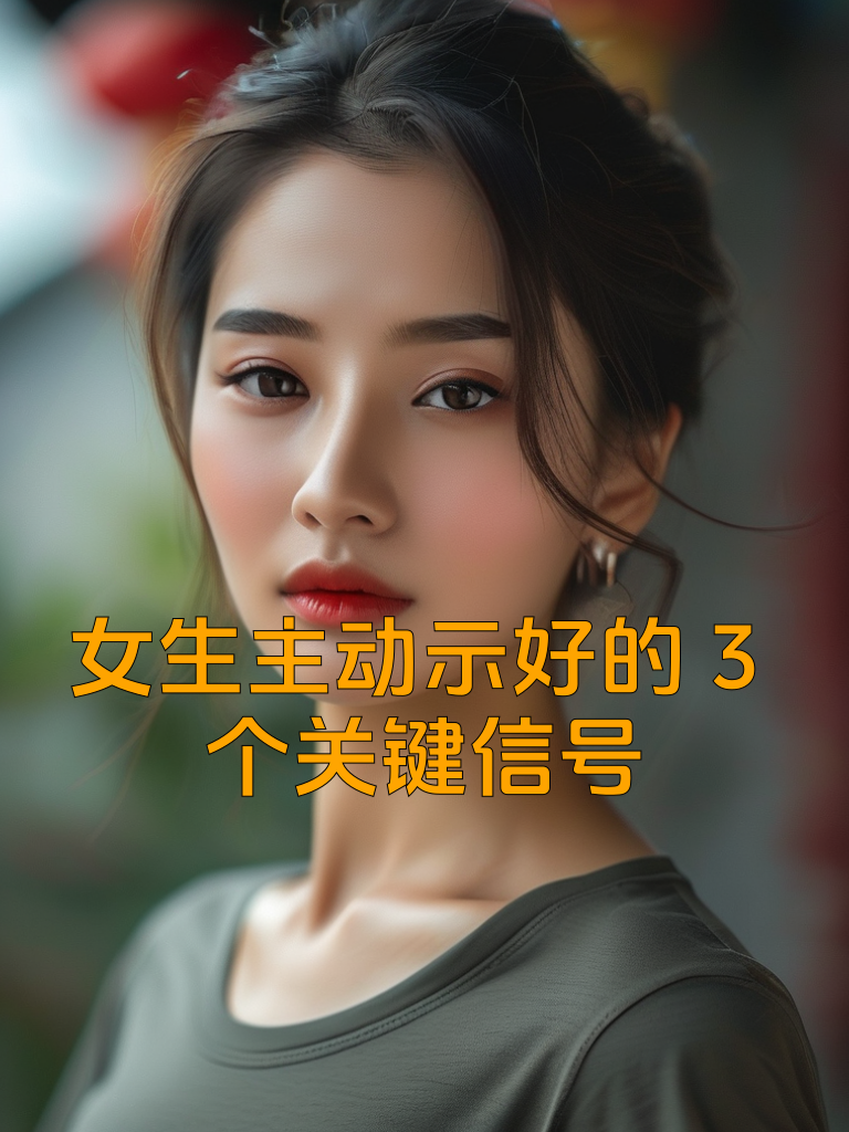 女生主动示好的3个关键信号