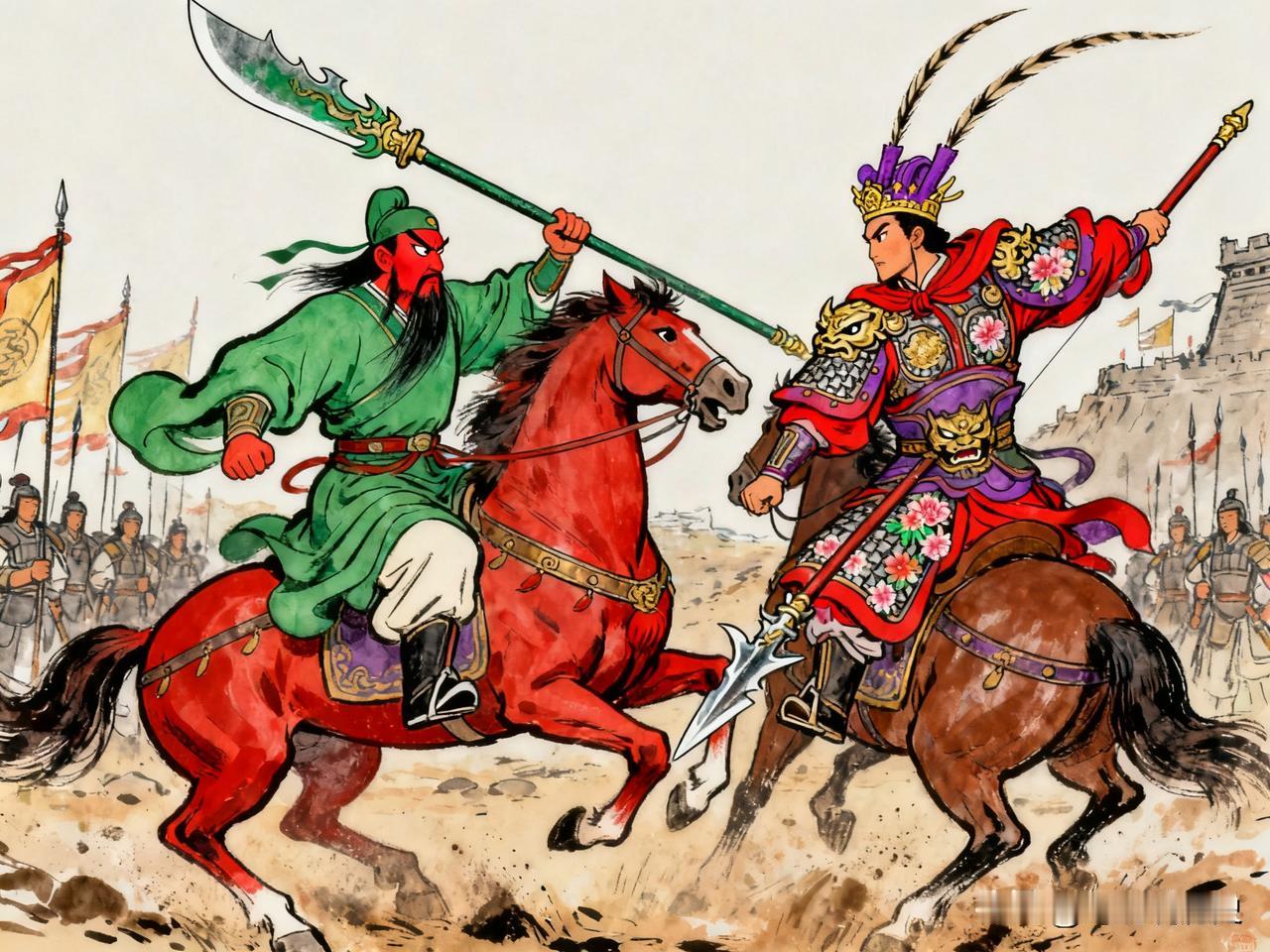 为什么说吕布可以压制关羽?从正史角度看，吕布与关羽的武力高下难以断言，主要基于三