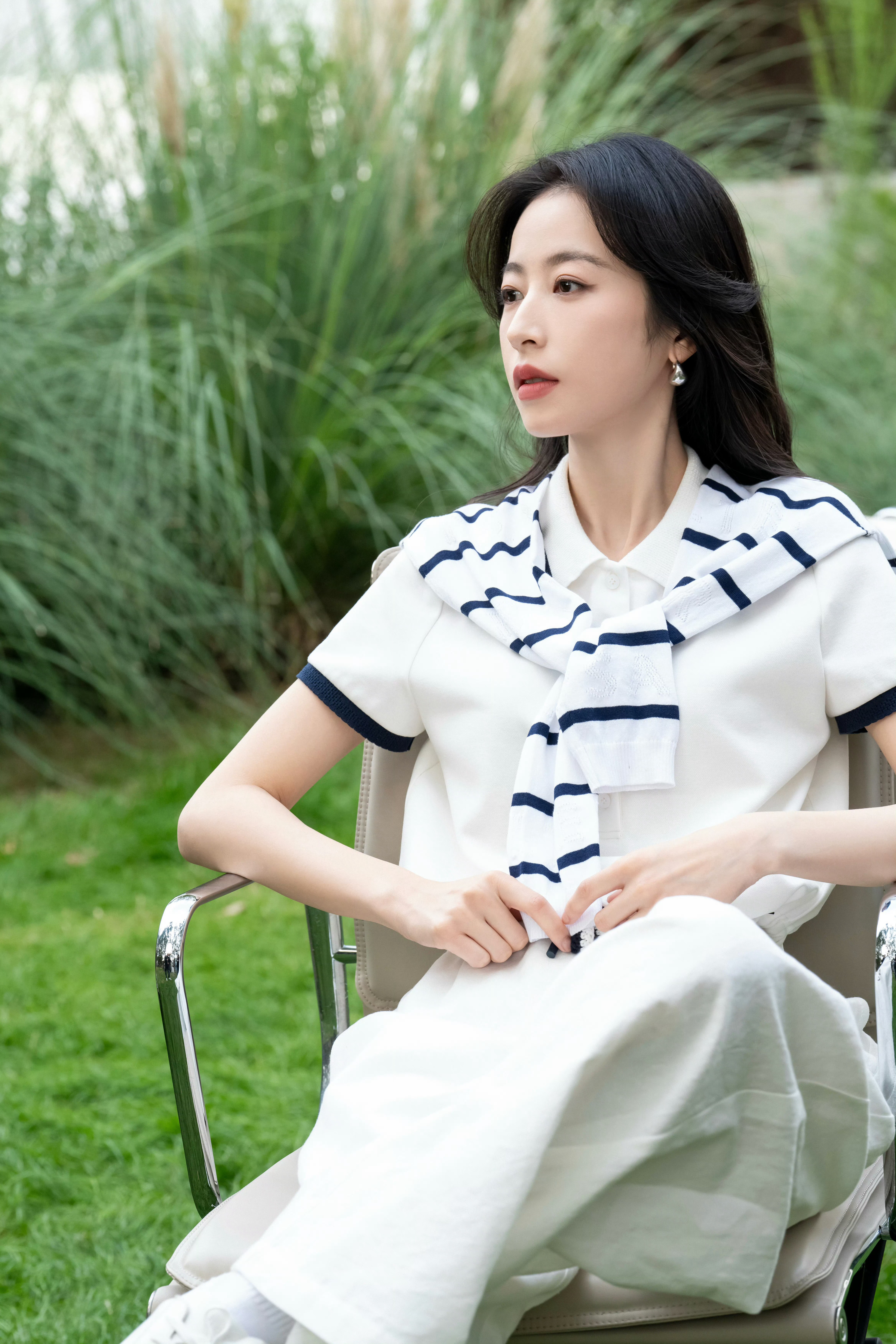 周雨彤白袜穿搭🤍