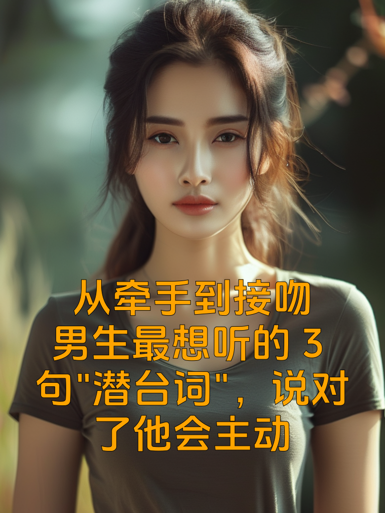从牵手到接吻，男生最想听的3句