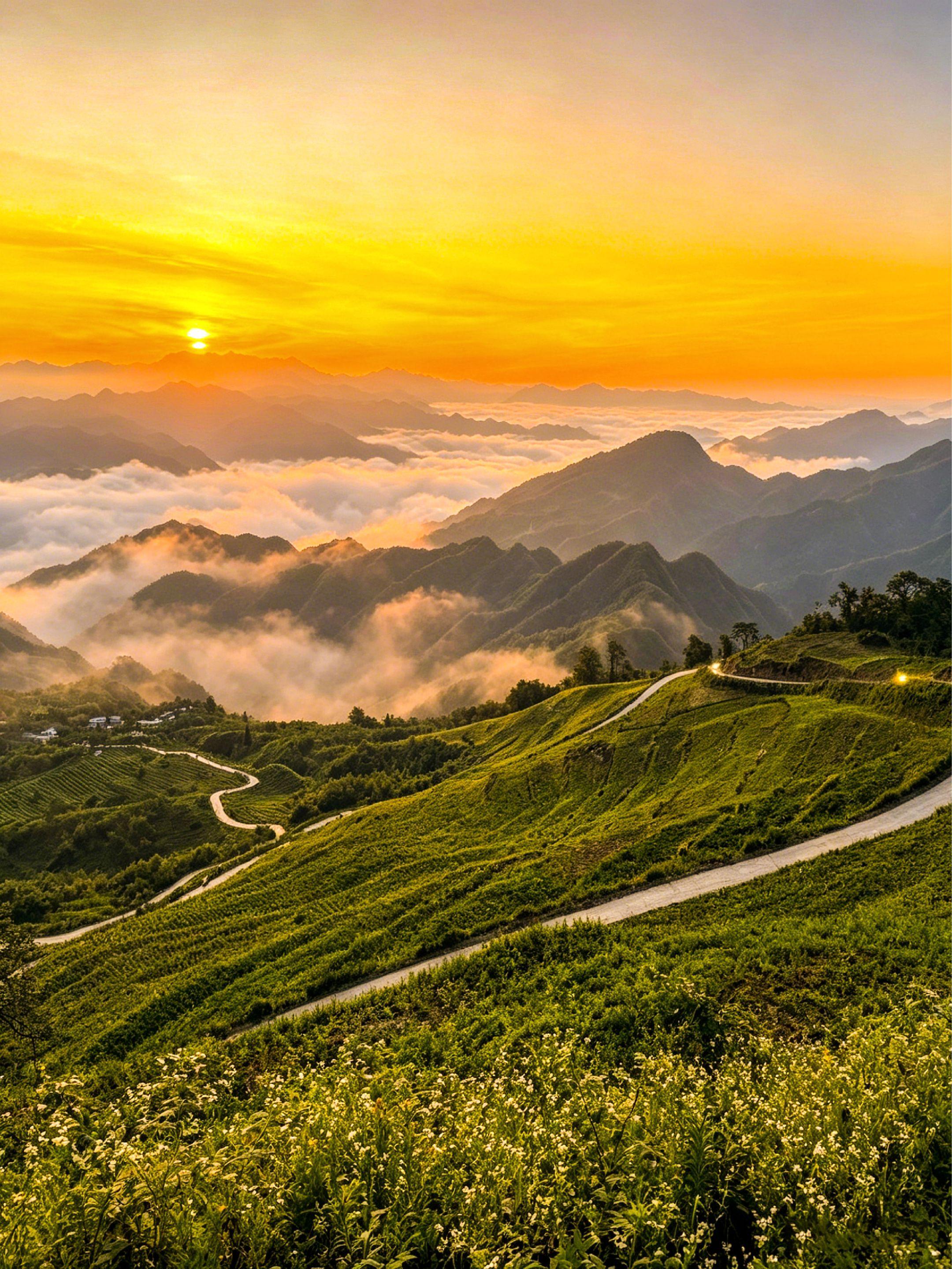 以为武功山的云海够美了❗直到我来到这里～西安自驾 3h 直达的云海仙境...