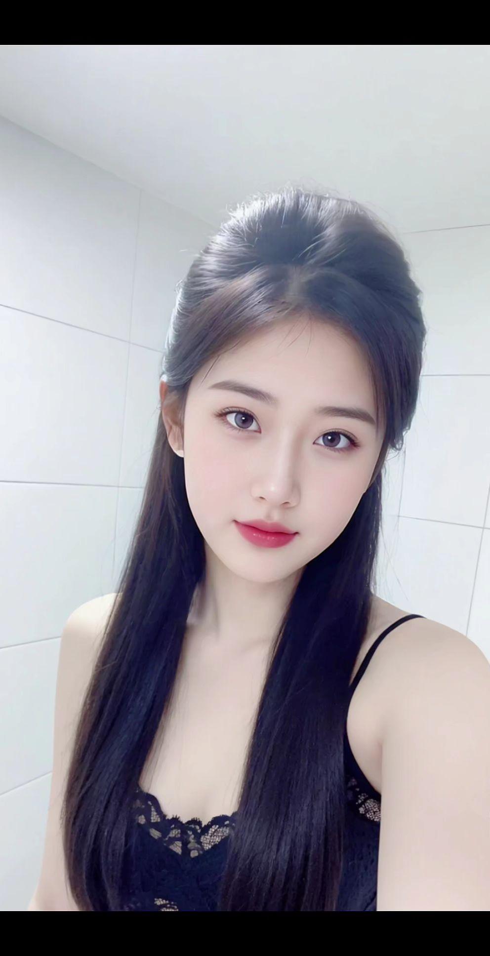 清纯甜美气质穿搭耐看型小姐姐肤白貌美