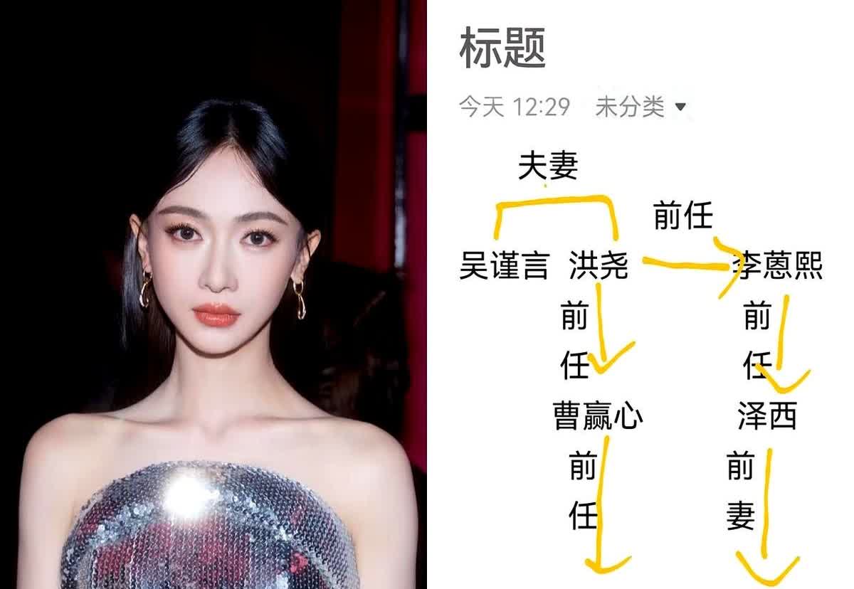 刚刚查了一下吴谨言的老公洪尧，不查不知道，查了才知道！娱