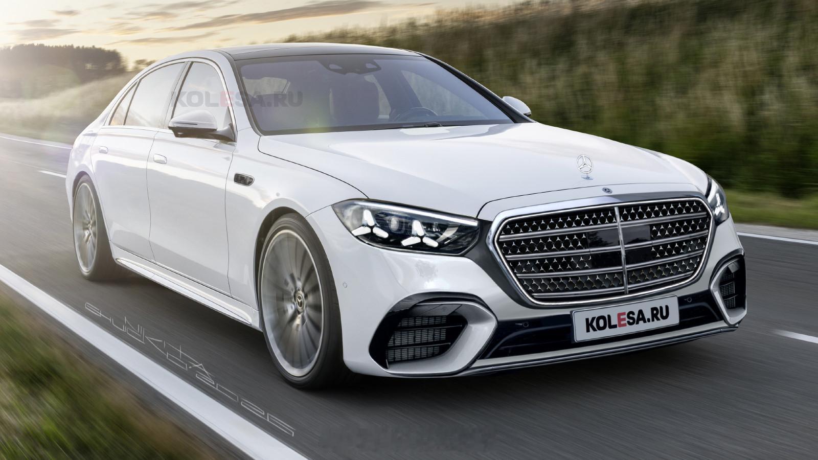 新款奔驰S级渲染图，够霸气吗？