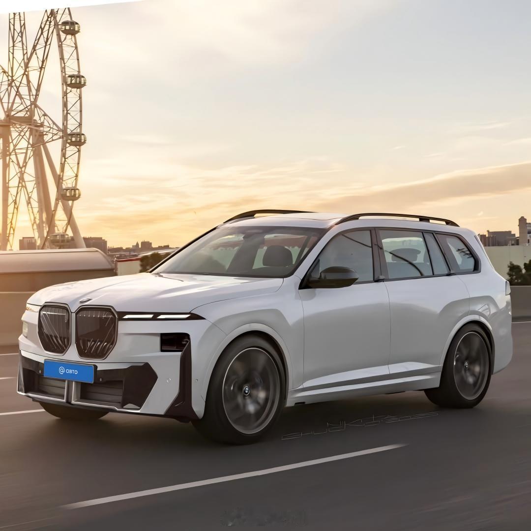 宝马中期改款宝马X7渲染图【新车渲染】中期改款宝马X7渲染图，大家觉得