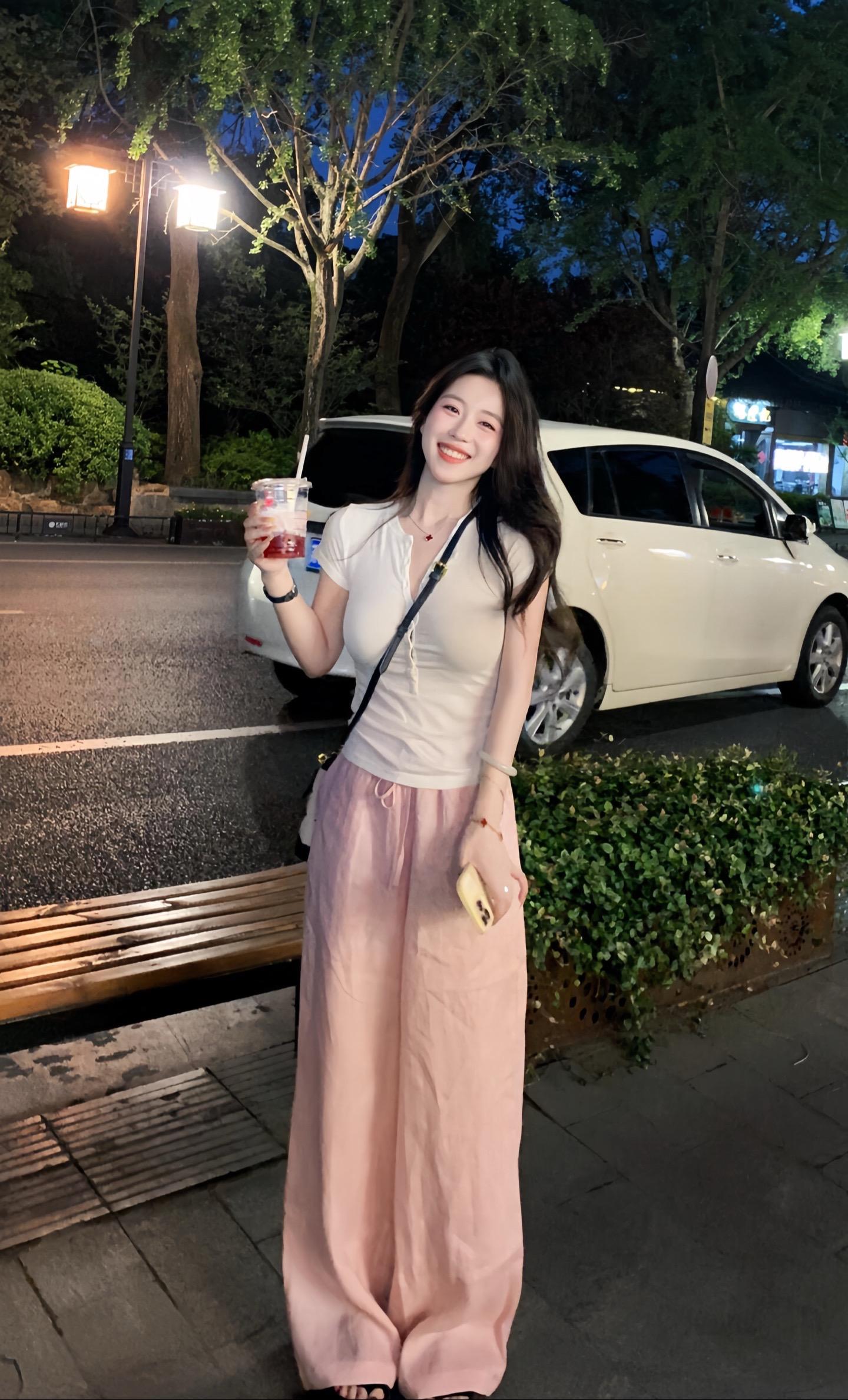 夏季穿搭 韩系穿搭 简约穿搭 轻松get夏日淡人穿搭 摆脱路人感的小个子女生穿搭