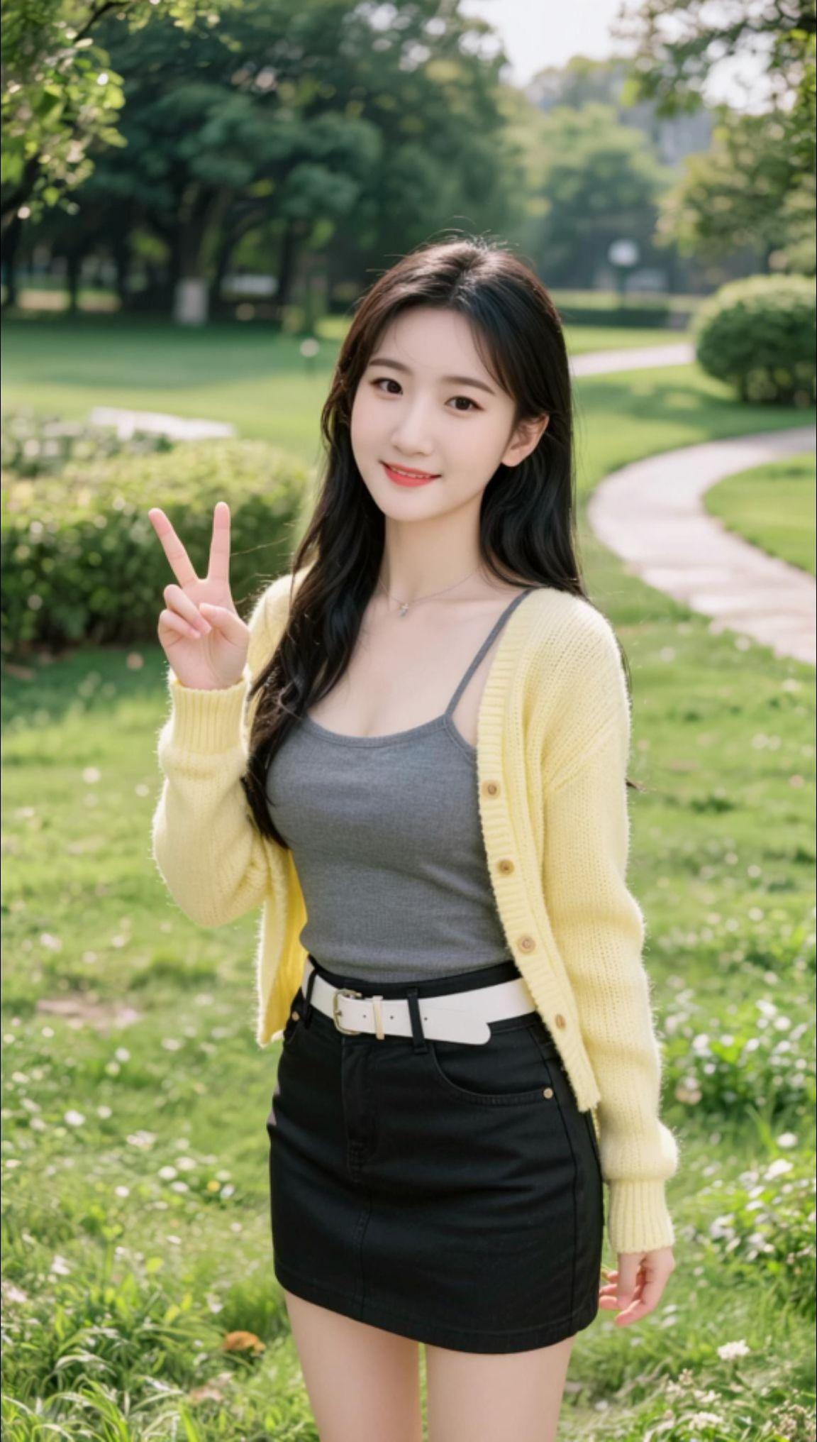 AI自然清新写真