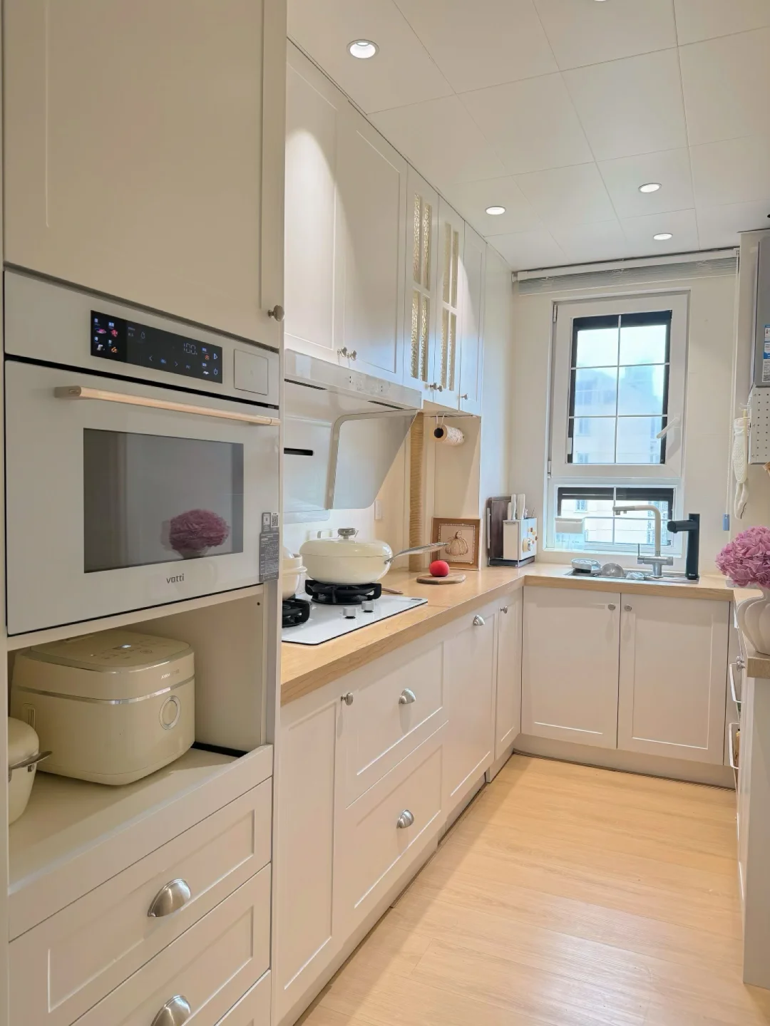 我妈都夸我！这4㎡小厨房真的好看又实用🤩