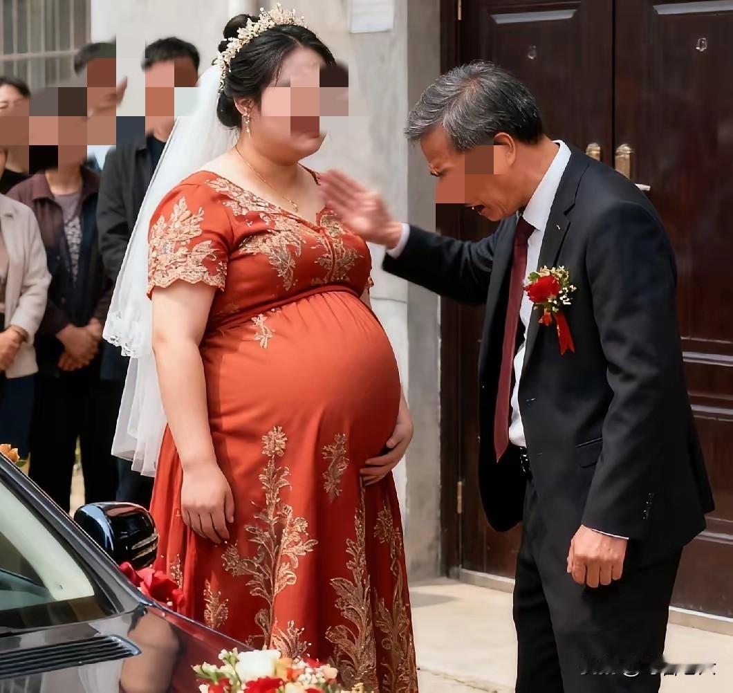 我的天！婆婆把怀孕儿媳晾花车上，老丈人扇新郎两巴掌，直接带女儿打胎离婚！​​“