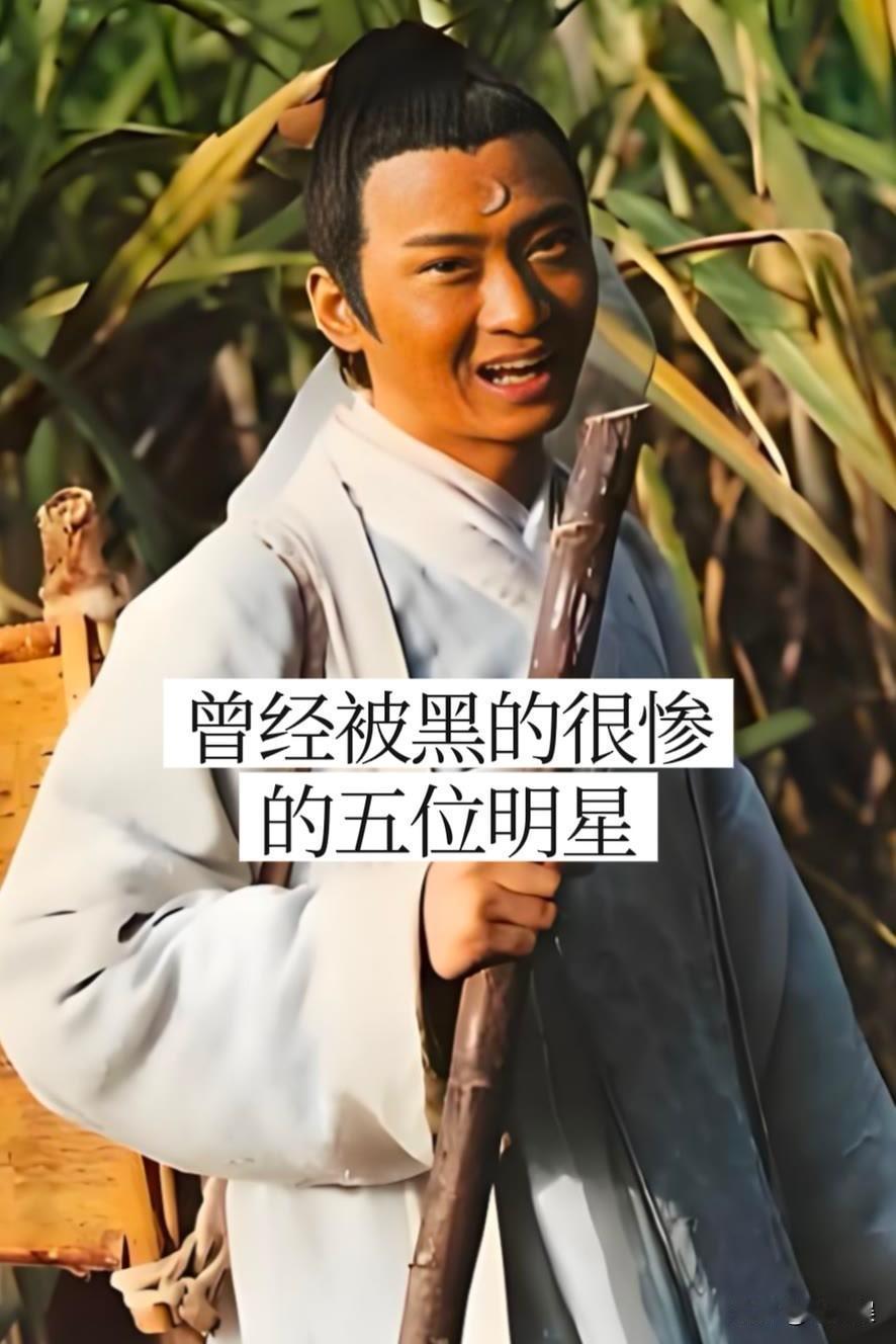 曾经被黑很惨的明星